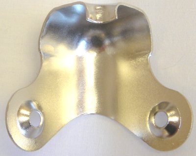 Corner - Chrome with Lip and Fender Style Screws /4